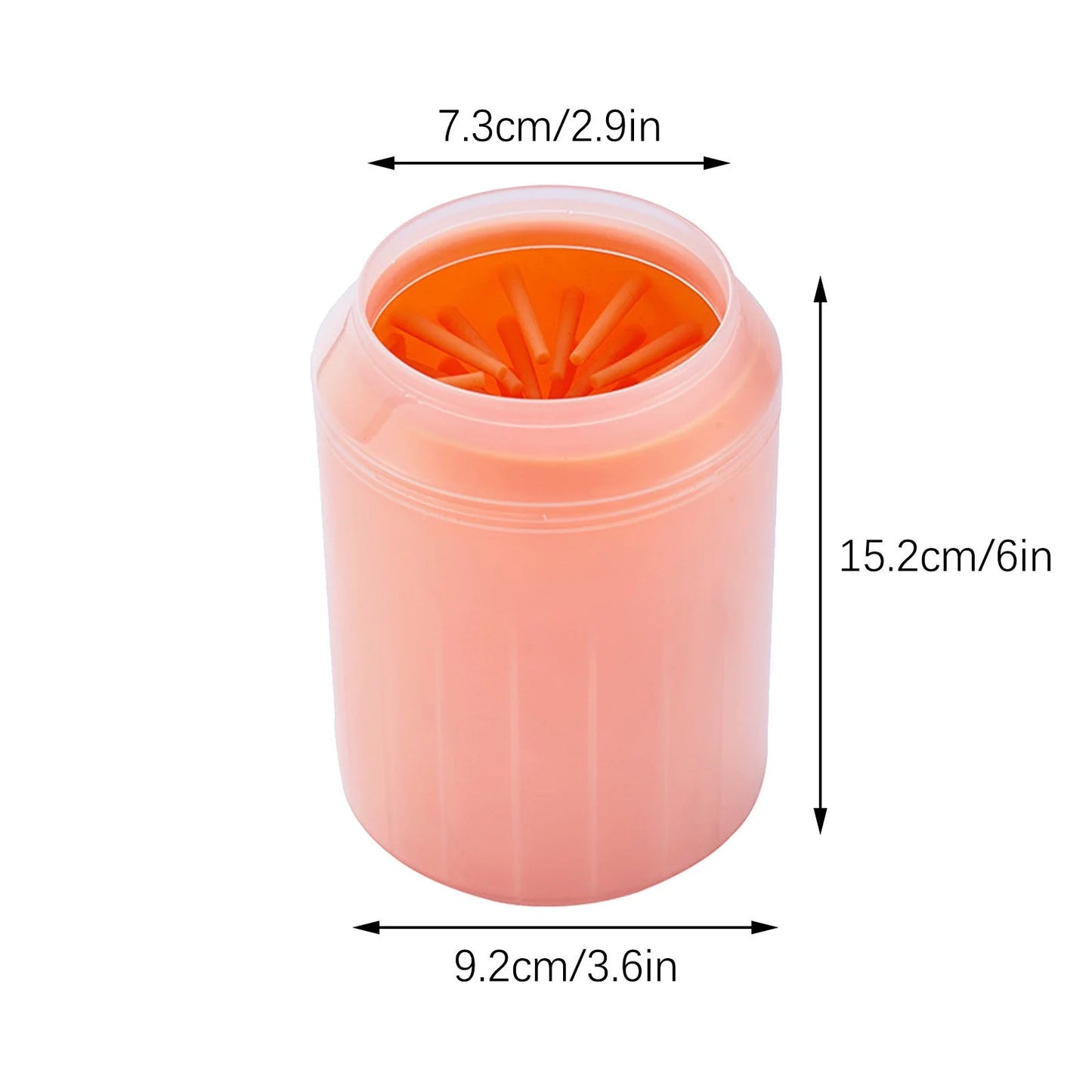 Pet Dog Foot Washer - Portable Paw Cleaner for Dogs Silicone Brush and Cup - Dog Paw Cleaner Cup, Dog Paw Cleaner, Washer, Pet Foot Cleaner for Small Medium Large Breed Dogs/Cats-Large